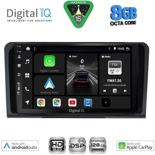 Digital IQ Автомобилна Аудио Система за Mercedes-Benz ML / GL Class 2005-2011 (Bluetooth/USB/Wi-Fi/GPS/Apple CarPlay/Android Auto) с Touch Screen 9"