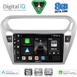 Digital IQ Автомобилна Аудио Система За Peugeot 301 Citroen C-Elysee 2013-2026 С Bluetooth USB И GPS Digital IQ Автомобилна Аудио Система За Peugeot 301 Citroen C-Elysee 2013-2026 С Bluetooth USB И GPS