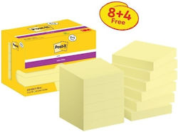 Post-it Bilețele Autocolante de Notițe în Cub de 90 Foi Galbene 4.7x4.7cm