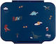 Citron Tritan Kinderlebensmittelbehälter Dinosaurier 0,7 Liter Blau 21 x 16,5 x 5 cm