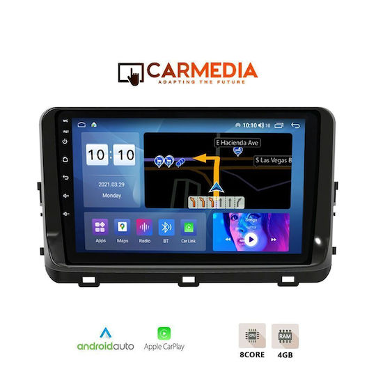 Carmedia Car Audio System for Kia Ceed / XCeed 2018 (Bluetooth/USB/WiFi/GPS/Apple CarPlay/Android Auto) with 10" Touch Screen