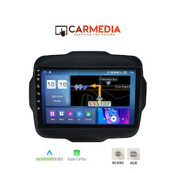 Carmedia Auto-Audiosystem für Jeep Rebell 2014 mit Touchscreen 9" Bluetooth USB WiFi GPS Apple CarPlay Android Auto