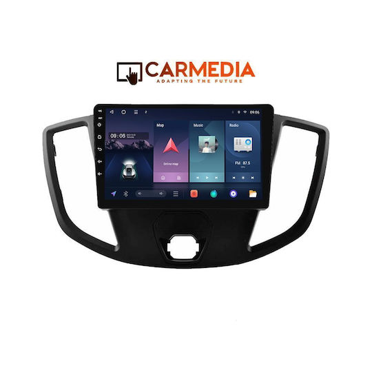 Carmedia Автомобилна Аудио Система За Ford Transit 2014-2020 Bluetooth USB WiFi GPS Apple CarPlay Android Auto С Touch Screen 9"