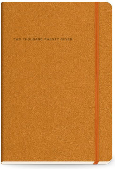 The Writing Fields Softline Дневен Дневник 2027 Оранжев 16.6x23.8см