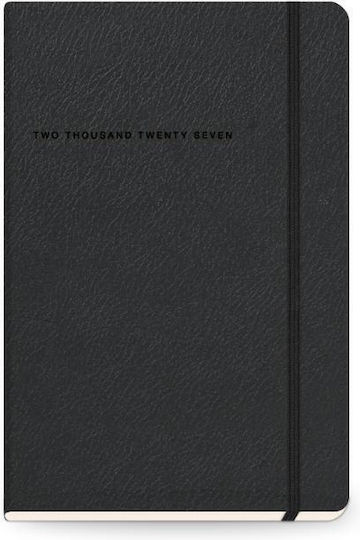 The Writing Fields Softline Седмичен Дневник 2027 Черен 13.8x20.4см