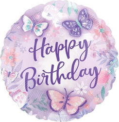 18" Birthday Butterfly Flutter Balloon