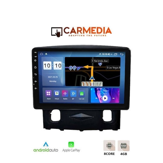 Carmedia Автомобилна Аудио Система за Ford Kuga 2007-2012 (Bluetooth/USB/Wi-Fi/GPS/Apple CarPlay/Android Auto) с Touch Screen 9"