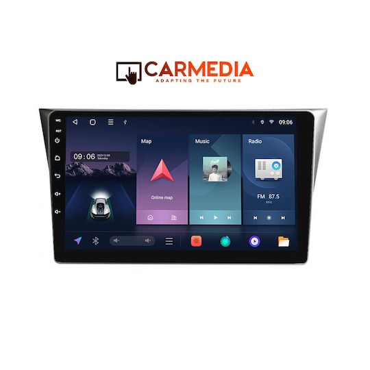 Carmedia Auto-Audiosystem für Subaru Impreza 2002-2007 mit Touchscreen 9 Zoll Bluetooth USB Wi-Fi GPS Apple CarPlay Android Auto