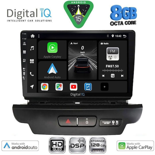 Digital IQ Автомобилна Аудио Система за Kia Ceed / XCeed 2018-2022 (Bluetooth/USB/Wi-Fi/GPS/Apple CarPlay/Android Auto) с Touch Screen 9"