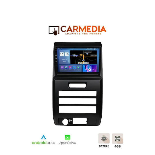 Carmedia Автомобилна Аудио Система за Ford Raptor 2004-2014 Bluetooth USB WiFi GPS Apple CarPlay Android Auto с Touch Screen 9"