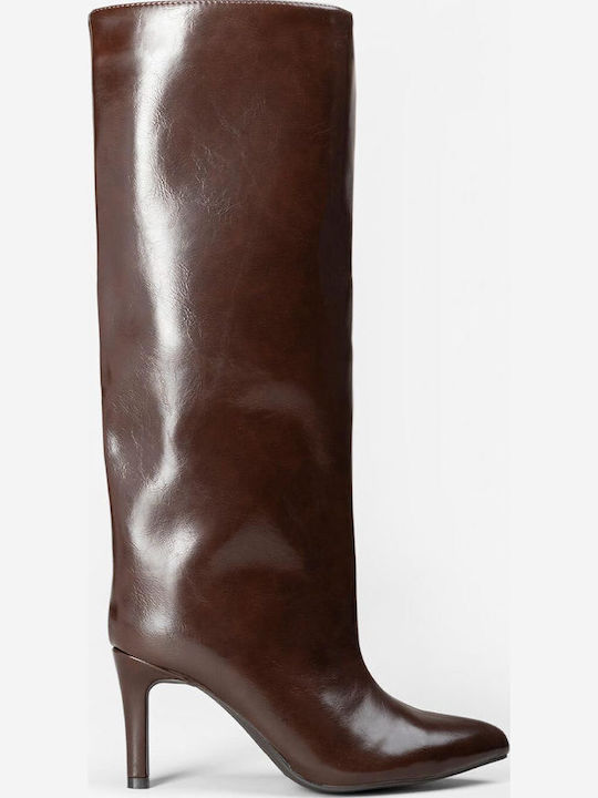 Damenstiefel mit Hohem Absatz Braune