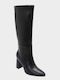 Damenstiefel mit Hohem Absatz Schwarz