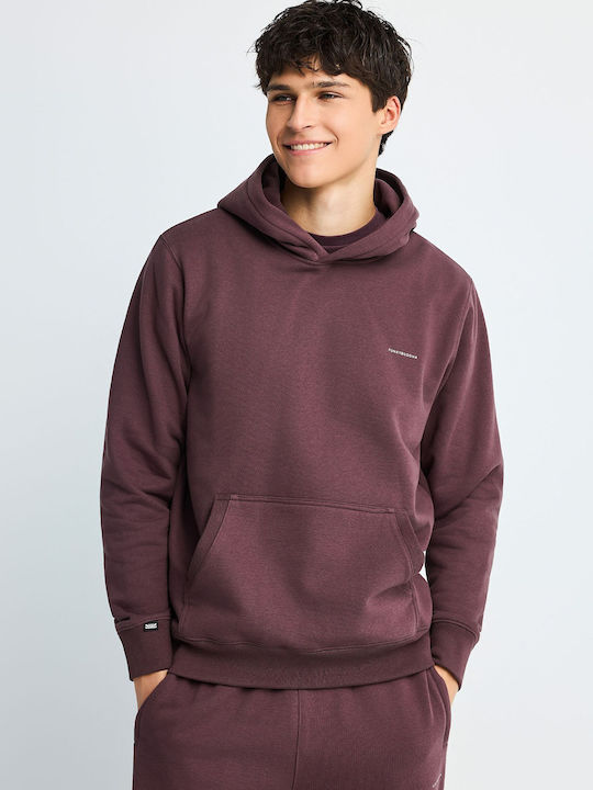 Funky Buddha Shadow Mauve Purple Hoodie