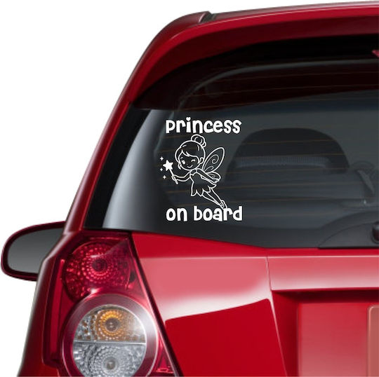 Лепенка За Колата Princess On Board Златиста