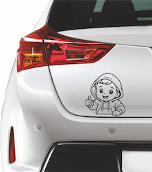 Лепенка За Колата Baby On Board Сребърна