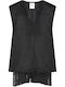 Damen Bluse Ärmellose Schwarze