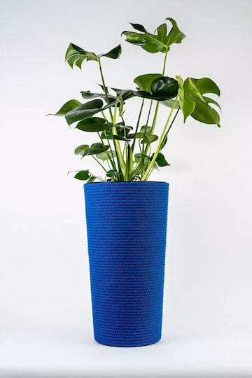 Adoni Bamboo Blue Flower Pot 32x57cm Adoni Bamboo Blue Flower Pot 32x57cm