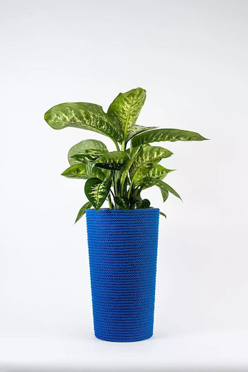 Adoni Kunststoff-Blumentopf Blau 28x47cm