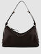Leder Damen Tasche Messenger Braun