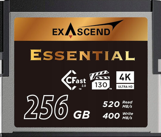 ExAscend CFast 256GB Geschwindigkeitsklasse 10 520MB/s