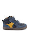 Kids Sneakers High Anatomic with Hoop & Loop Closure Blue