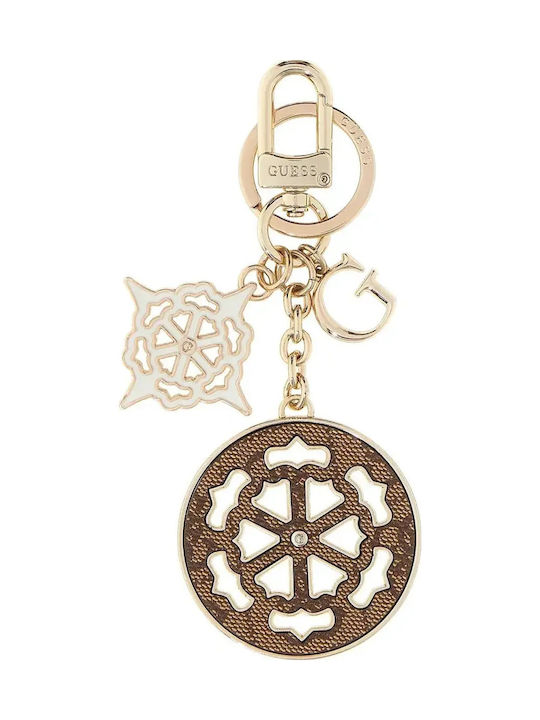 Guess Damen Schlüsselanhänger Keychains Ella Logo Rw7569p6301 Beiges
