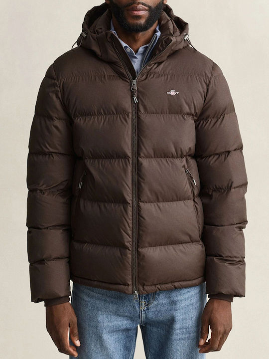 Gant Μπουφάν Puffer Darkbrown