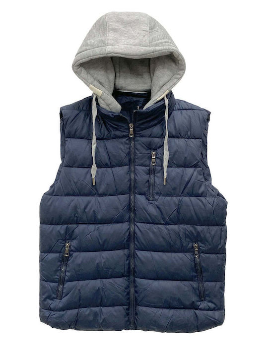 Ansin Vestă Fără Mâneci Albastră