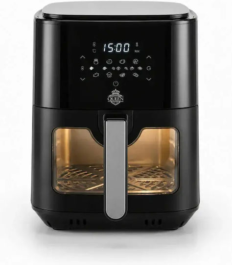 Queen Heißluftfritteuse 6,5lt Schwarz KK-01