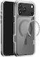 Калъф Mageasy Bright M Magsafe Прозрачен Сив iPhone 18 Pro/17 Pro