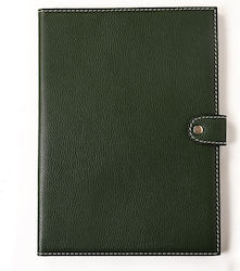 A4 Lederordner Grün Echtes Leder Klippverschluss 15grn01 1501-27