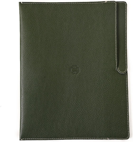 Leder Klemmbrett A4 Grünes Echtes Leder 26x34 15grn00 1500-27