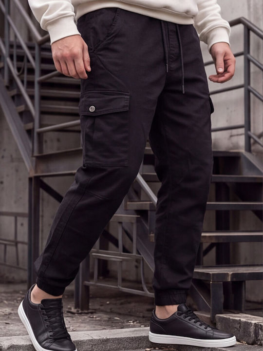 Men's Cargo Trousers Black