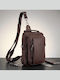 Leder Herren Schulter / Crossbody Braun Tasche