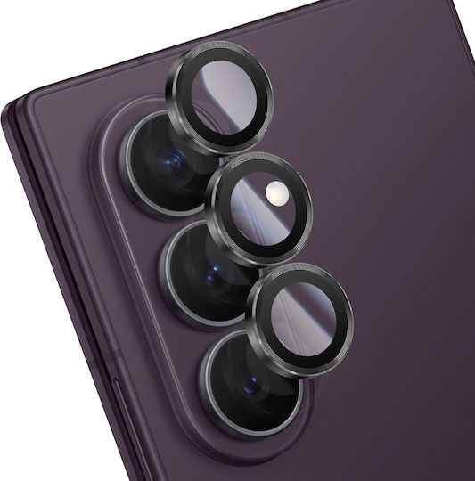 Enkay Protecție Cameră din Sticlă Securizată Rezistentă la Șocuri Samsung Galaxy Z Fold 8 Ultra Negru Transparent
