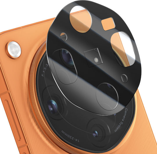 Avizar Anti-scratch Tempered Glass Camera Lens Protector Oppo Find X9 Ultra Black Transparent