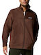 Steens Mountain Full Men's Fleece Jacket Brown