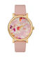 Timex Bloom Дамски Часовник 38mm Кварцов с Розова Кожена Каишка