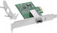 Inline Gigabit Netzwerkkarte 1x Sfp Faser 1gb/s Pcie X1 Inklusive Lp Slot Halterung