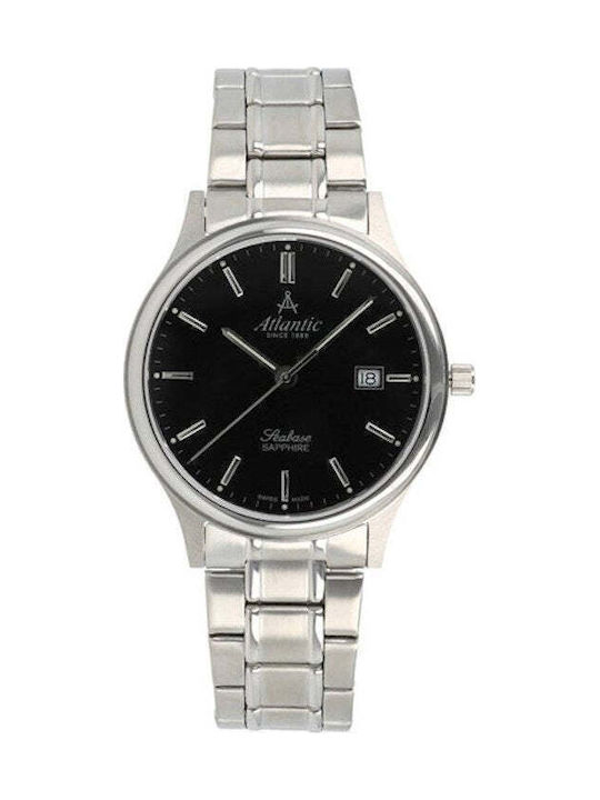 Men's Watch 40mm Battery with Silver Stainless Steel Bracelet