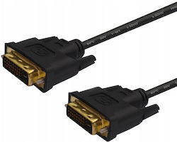 Savio DVI-Kabel DVI-D-Stecker - DVI-D-Stecker 1,8 m Schwarz Savio DVI-Kabel DVI-D-Stecker - DVI-D-Stecker 1,8 m Schwarz