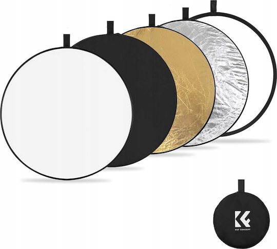 K+f Difuzor Fotografic + Husă 5-în-1 Studio Exterior K&f/Rotund 80cm 80 Kf18.0002