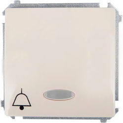 Kontakt-simon Button Bell Illuminated Beige Bmd1l.01/12