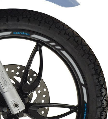 Adhesive Wheel Tape Aprilia Scarabeo Logos 16pd59