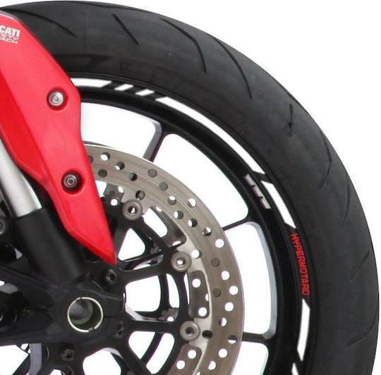 Adhesive Wheel Tape Ducati Hypermotard Logos 16pd59