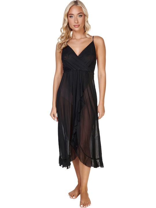 Comfort Summer Women's Nightgown Black