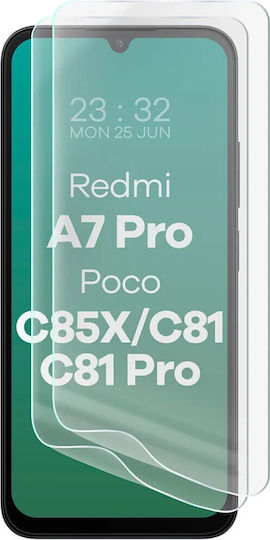 Bizon Film Hydrogel Front Duo Xiaomi Redmi A7 Pro Poco C85x C81 C81 Pro 2 Pack
