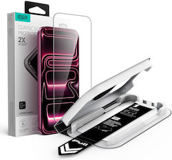 ESR Gehärtetes Glas Ultrafit Classic iPhone 18 Pro iPhone 17 Pro Schwarz
