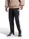 3-Stripes French Terry Sweatpants Black