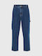Men's Loose Fit Blue Jeans Pants